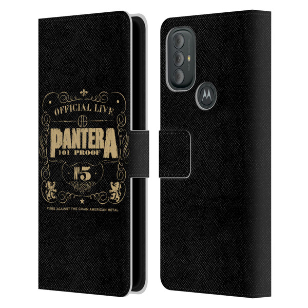 Pantera Art 101 Proof Leather Book Wallet Case Cover For Motorola Moto G10 / Moto G20 / Moto G30