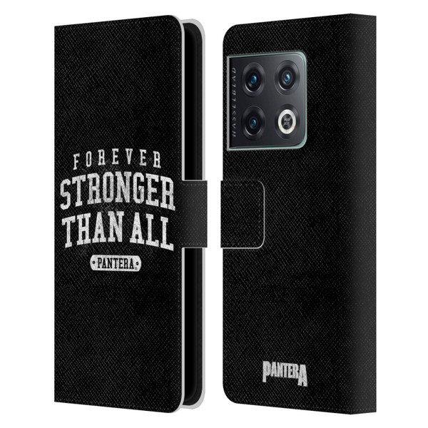 Pantera Art Stronger Than All Leather Book Wallet Case Cover For OnePlus 10 Pro