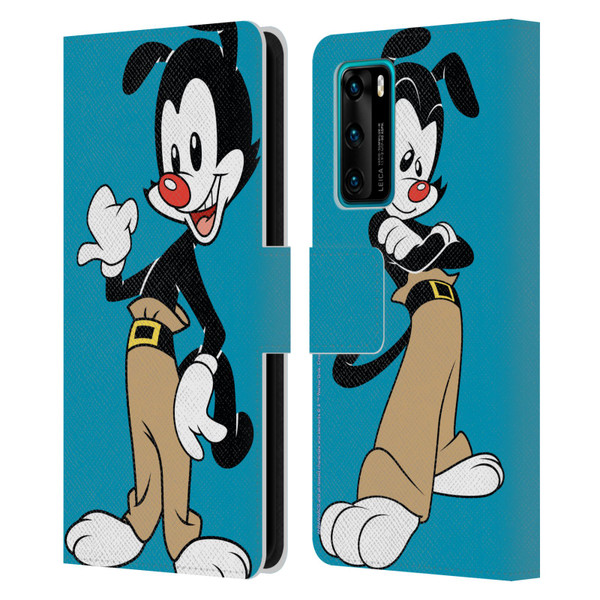 Animaniacs Graphics Yakko Leather Book Wallet Case Cover For Huawei P40 5G