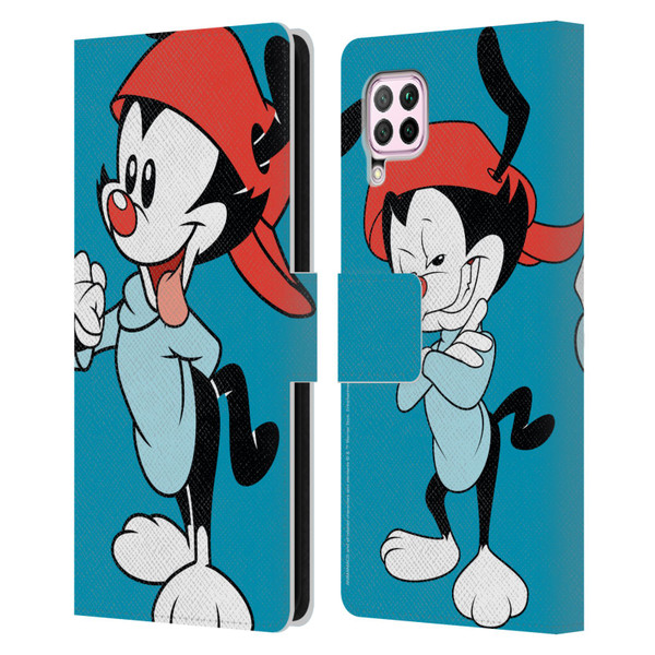 Animaniacs Graphics Wakko Leather Book Wallet Case Cover For Huawei Nova 6 SE / P40 Lite
