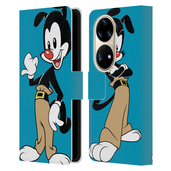 Animaniacs Graphics Yakko Leather Book Wallet Case Cover For Huawei P50 Pro