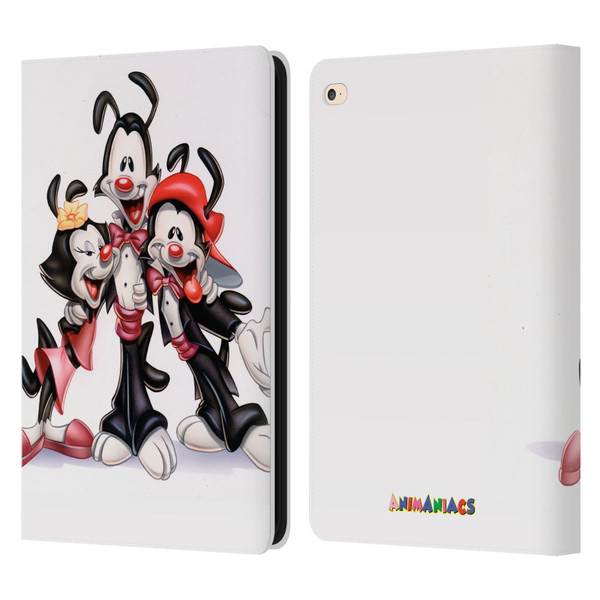 Animaniacs Graphics Formal Leather Book Wallet Case Cover For Apple iPad Air 2 (2014)
