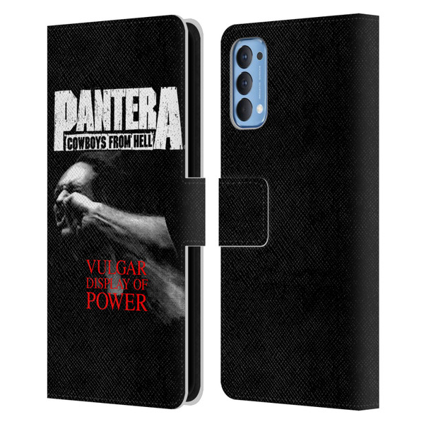 Pantera Art Vulgar Leather Book Wallet Case Cover For OPPO Reno 4 5G