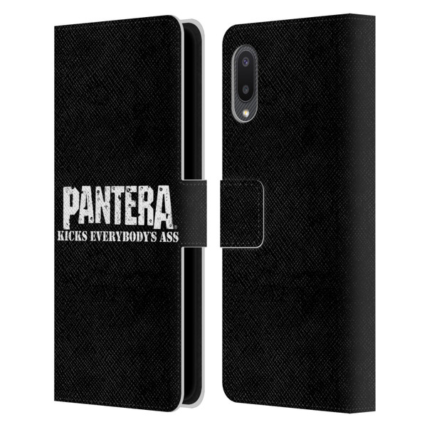 Pantera Art Kicks Leather Book Wallet Case Cover For Samsung Galaxy A02/M02 (2021)