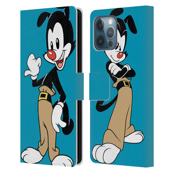 Animaniacs Graphics Yakko Leather Book Wallet Case Cover For Apple iPhone 12 Pro Max