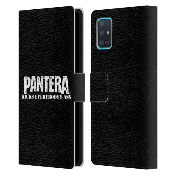 Pantera Art Kicks Leather Book Wallet Case Cover For Samsung Galaxy A51 (2019)