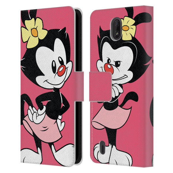 Animaniacs Graphics Dot Leather Book Wallet Case Cover For Nokia C01 Plus/C1 2nd Edition