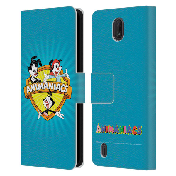 Animaniacs Graphics Logo Leather Book Wallet Case Cover For Nokia C01 Plus/C1 2nd Edition