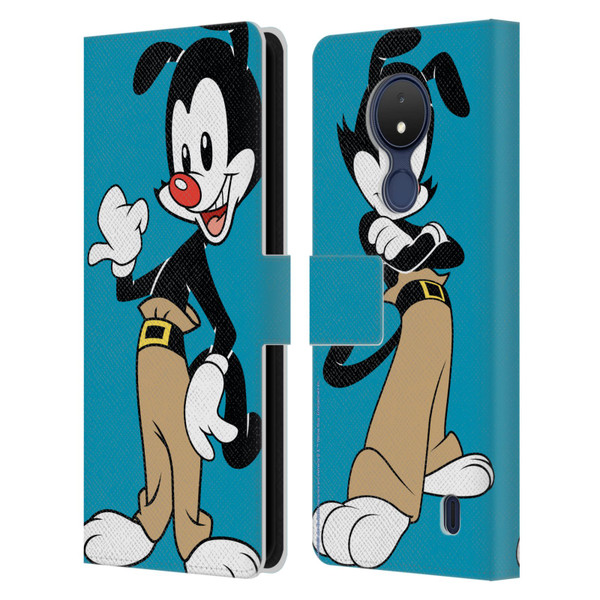 Animaniacs Graphics Yakko Leather Book Wallet Case Cover For Nokia C21