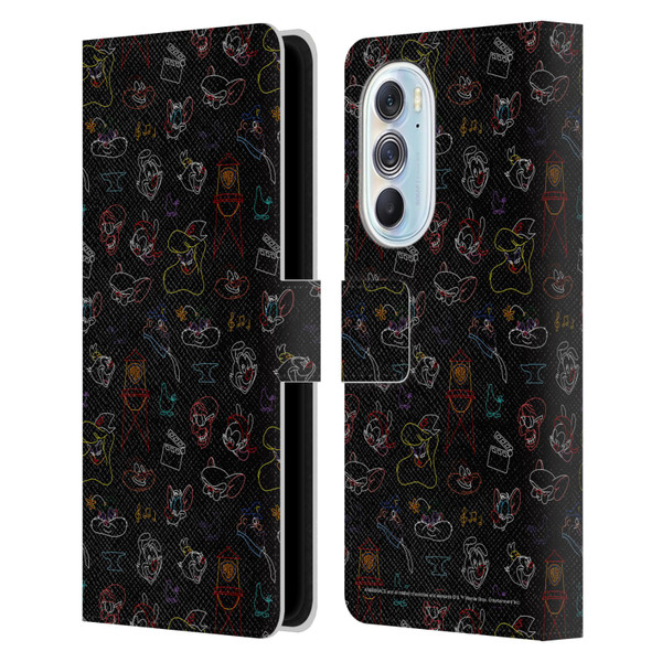 Animaniacs Graphics Pattern Leather Book Wallet Case Cover For Motorola Edge X30