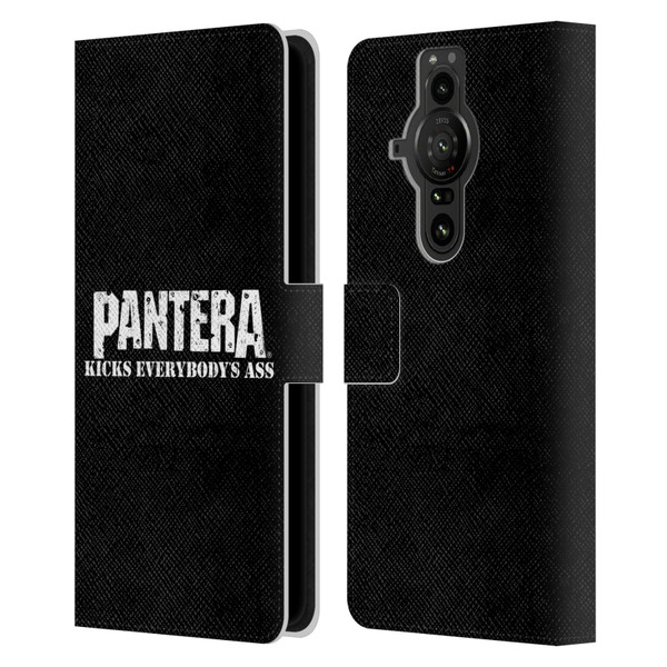 Pantera Art Kicks Leather Book Wallet Case Cover For Sony Xperia Pro-I