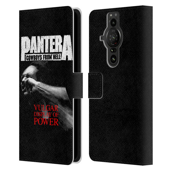 Pantera Art Vulgar Leather Book Wallet Case Cover For Sony Xperia Pro-I