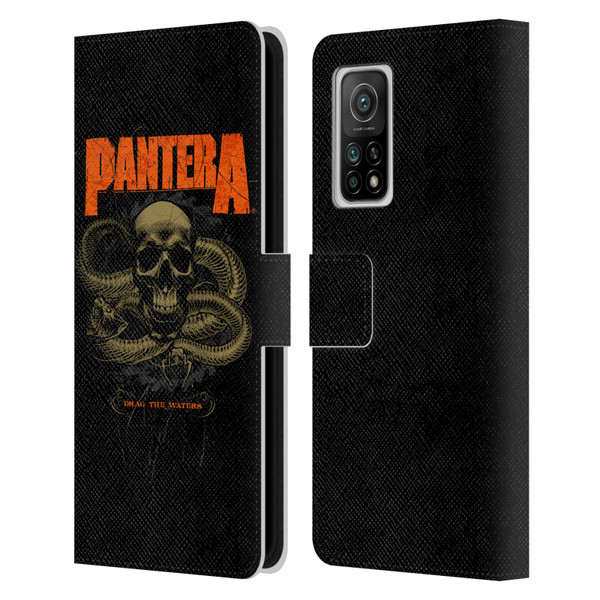 Pantera Art Drag The Waters Leather Book Wallet Case Cover For Xiaomi Mi 10T 5G