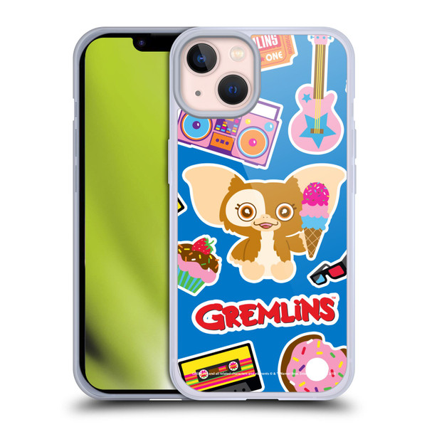 Gremlins Graphics Sticker Print Soft Gel Case for Apple iPhone 13