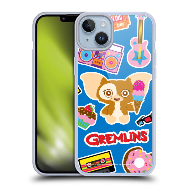Gremlins Graphics Sticker Print Soft Gel Case for Apple iPhone 14 Plus