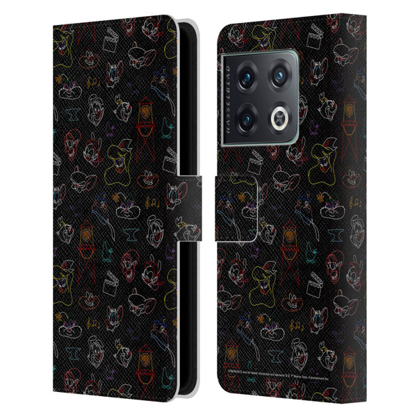 Animaniacs Graphics Pattern Leather Book Wallet Case Cover For OnePlus 10 Pro