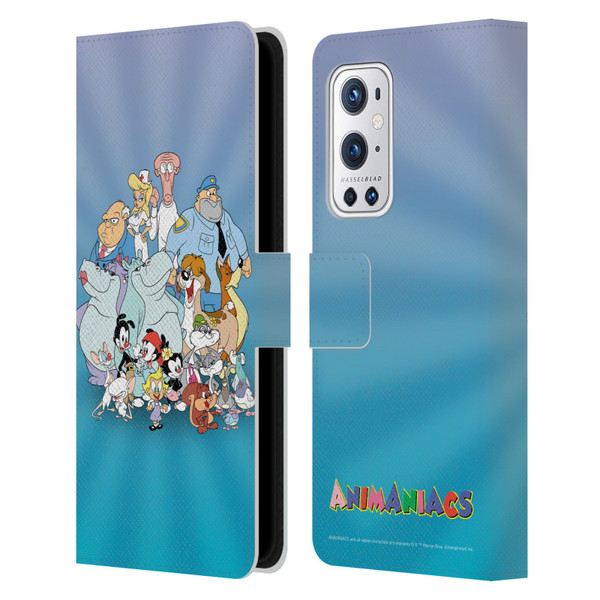 Animaniacs Graphics Group Leather Book Wallet Case Cover For OnePlus 9 Pro