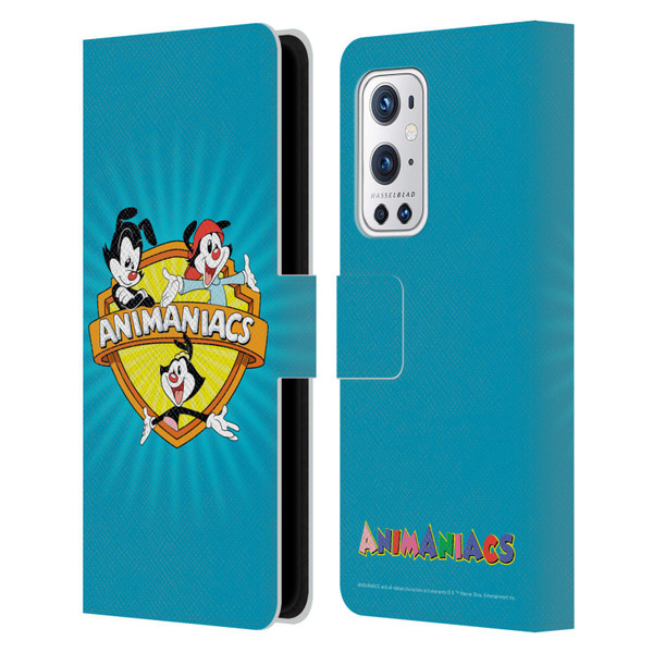 Animaniacs Graphics Logo Leather Book Wallet Case Cover For OnePlus 9 Pro