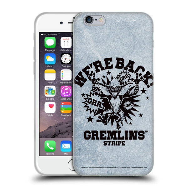 Gremlins Graphics Distressed Look Soft Gel Case for Apple iPhone 6 / iPhone 6s