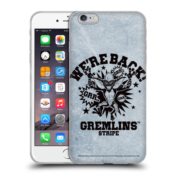 Gremlins Graphics Distressed Look Soft Gel Case for Apple iPhone 6 Plus / iPhone 6s Plus