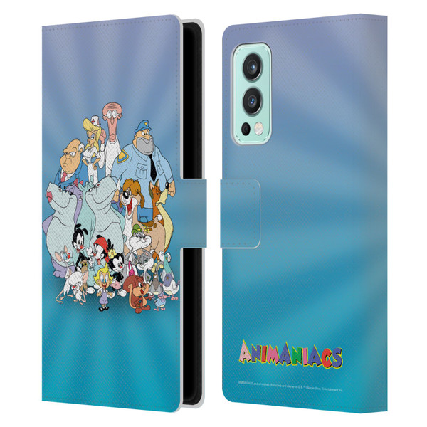 Animaniacs Graphics Group Leather Book Wallet Case Cover For OnePlus Nord 2 5G