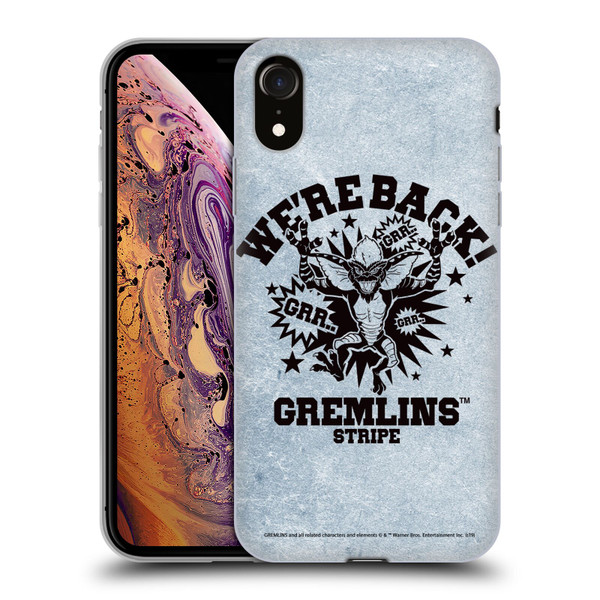 Gremlins Graphics Distressed Look Soft Gel Case for Apple iPhone XR