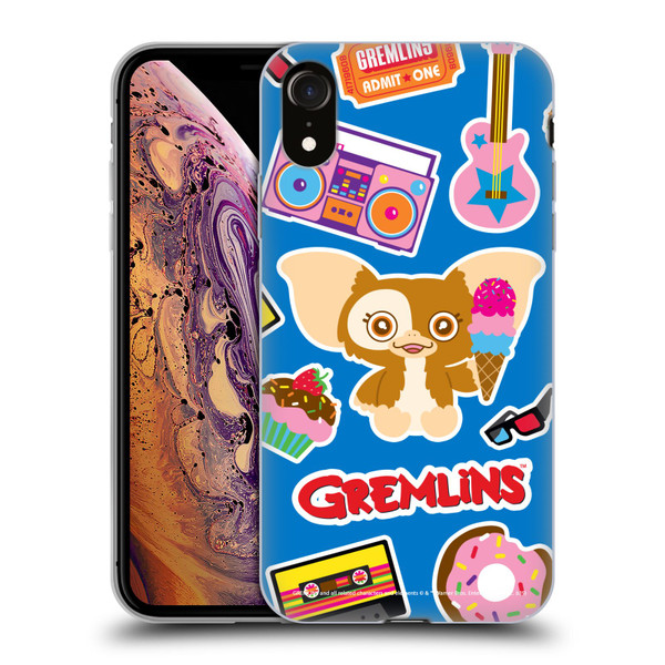 Gremlins Graphics Sticker Print Soft Gel Case for Apple iPhone XR