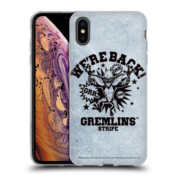Gremlins Graphics Distressed Look Soft Gel Case for Apple iPhone XS Max