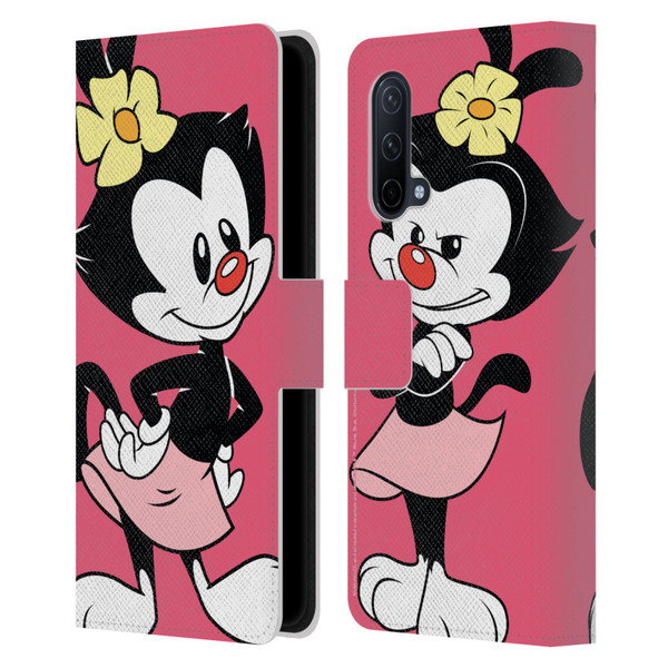 Animaniacs Graphics Dot Leather Book Wallet Case Cover For OnePlus Nord CE 5G