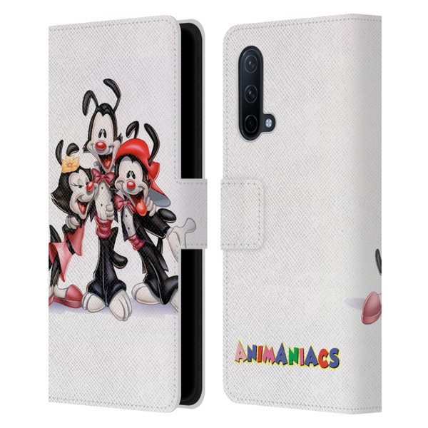 Animaniacs Graphics Formal Leather Book Wallet Case Cover For OnePlus Nord CE 5G