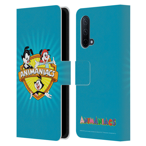 Animaniacs Graphics Logo Leather Book Wallet Case Cover For OnePlus Nord CE 5G