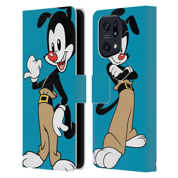 Animaniacs Graphics Yakko Leather Book Wallet Case Cover For OPPO Find X5 Pro