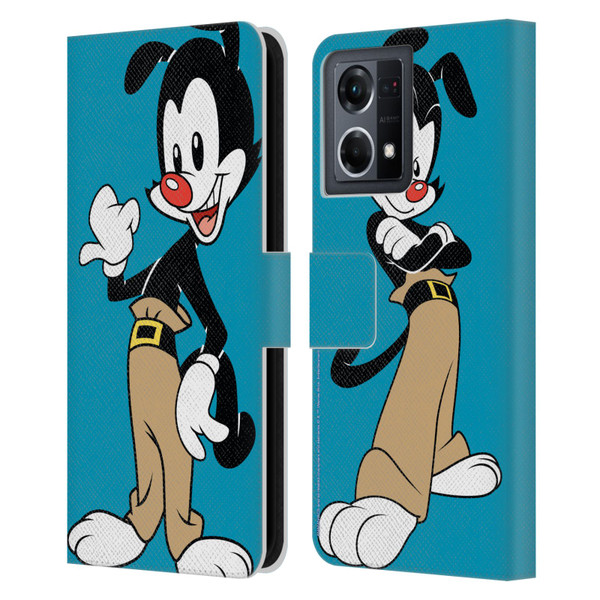 Animaniacs Graphics Yakko Leather Book Wallet Case Cover For OPPO Reno8 4G