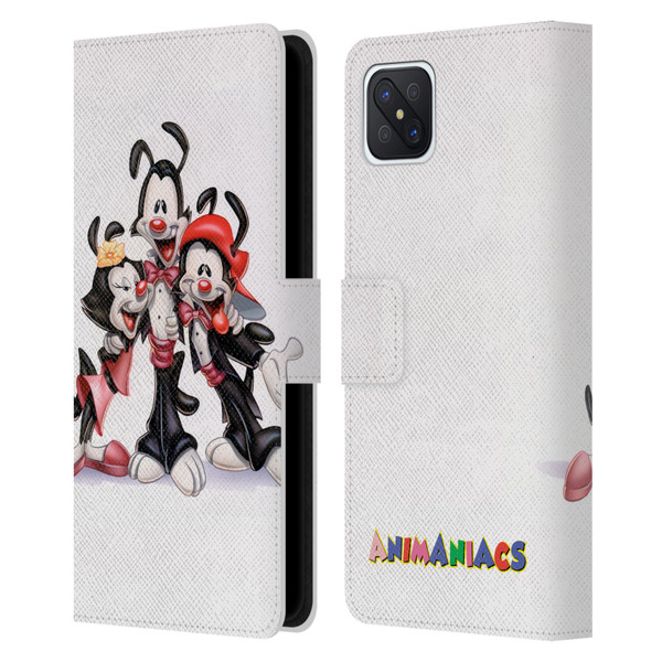 Animaniacs Graphics Formal Leather Book Wallet Case Cover For OPPO Reno4 Z 5G