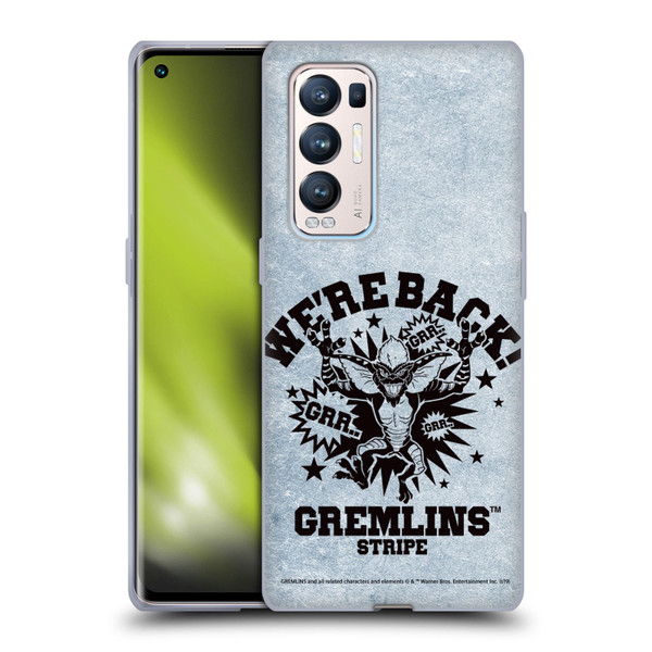 Gremlins Graphics Distressed Look Soft Gel Case for OPPO Find X3 Neo / Reno5 Pro+ 5G