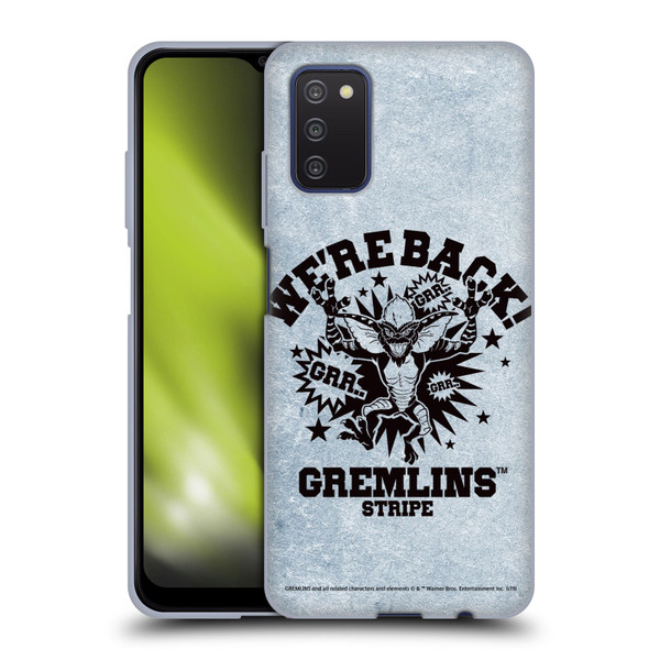 Gremlins Graphics Distressed Look Soft Gel Case for Samsung Galaxy A03s (2021)