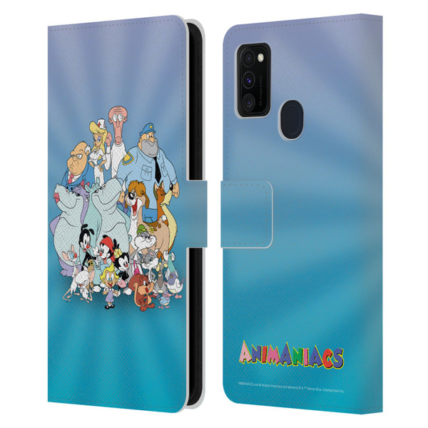 Animaniacs Graphics Group Leather Book Wallet Case Cover For Samsung Galaxy M30s (2019)/M21 (2020)