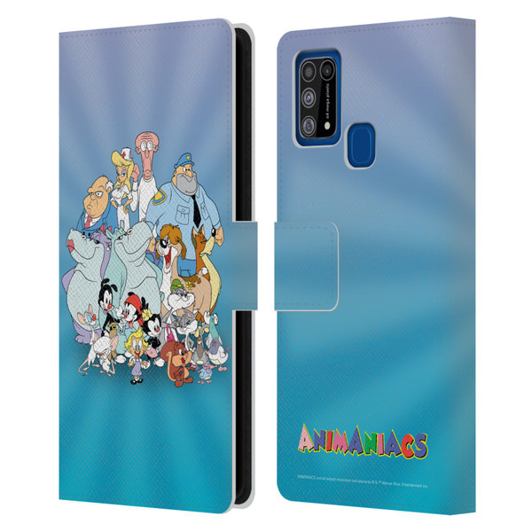Animaniacs Graphics Group Leather Book Wallet Case Cover For Samsung Galaxy M31 (2020)