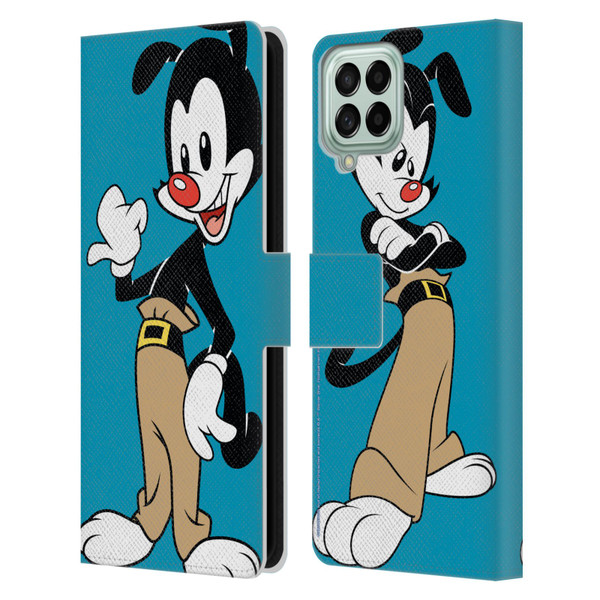 Animaniacs Graphics Yakko Leather Book Wallet Case Cover For Samsung Galaxy M53 (2022)