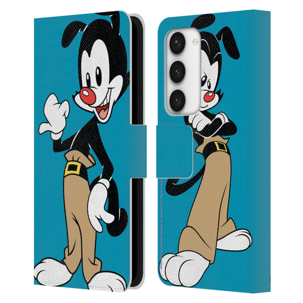 Animaniacs Graphics Yakko Leather Book Wallet Case Cover For Samsung Galaxy S23 5G