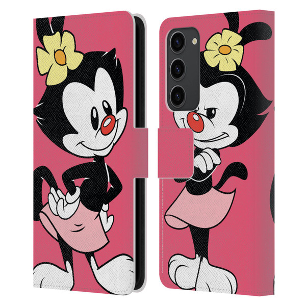 Animaniacs Graphics Dot Leather Book Wallet Case Cover For Samsung Galaxy S23+ 5G
