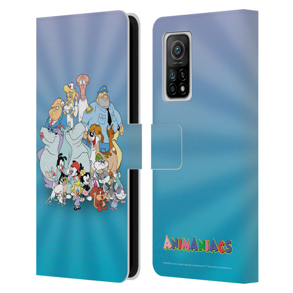 Animaniacs Graphics Group Leather Book Wallet Case Cover For Xiaomi Mi 10T 5G