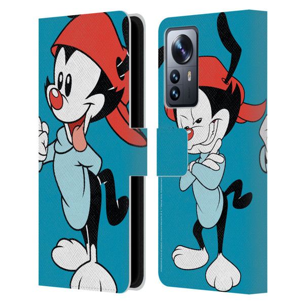 Animaniacs Graphics Wakko Leather Book Wallet Case Cover For Xiaomi 12 Pro