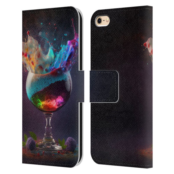 Spacescapes Cocktails Universal Magic Leather Book Wallet Case Cover For Apple iPhone 6 / iPhone 6s