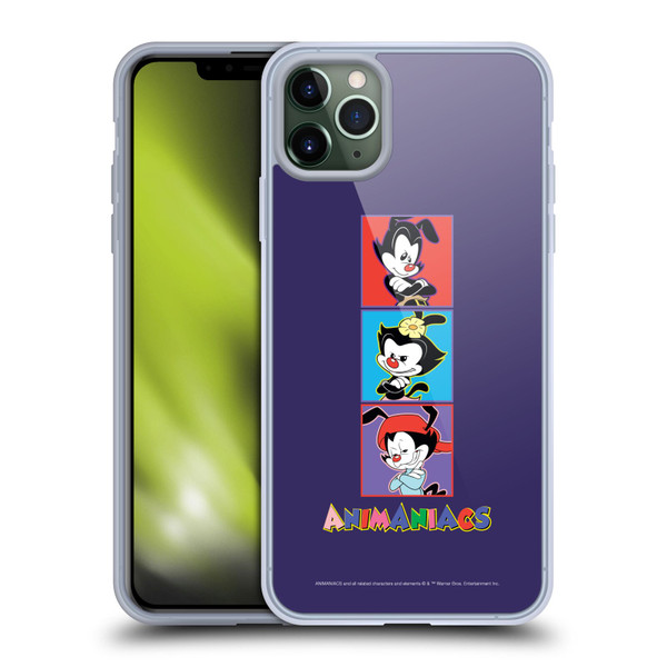 Animaniacs Graphics Tiles Soft Gel Case for Apple iPhone 11 Pro Max