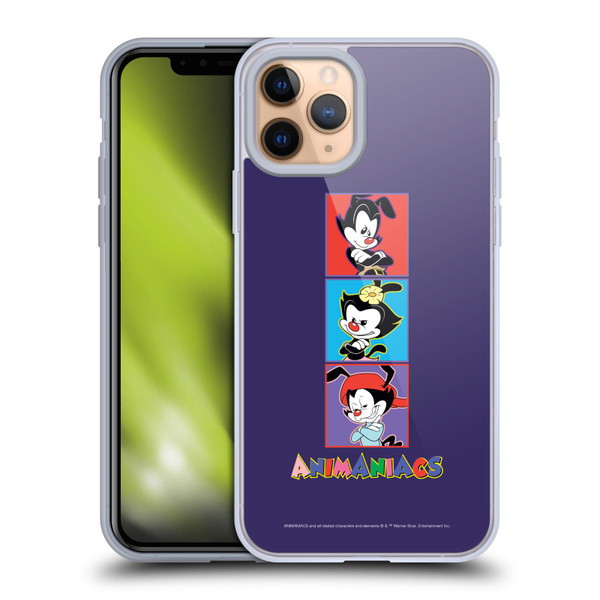 Animaniacs Graphics Tiles Soft Gel Case for Apple iPhone 11 Pro