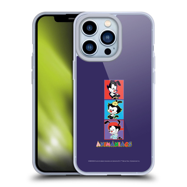 Animaniacs Graphics Tiles Soft Gel Case for Apple iPhone 13 Pro