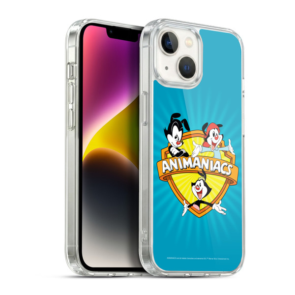 Animaniacs Graphics Logo Soft Gel Case for Apple iPhone 14