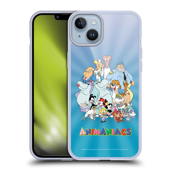 Animaniacs Graphics Group Soft Gel Case for Apple iPhone 14 Plus