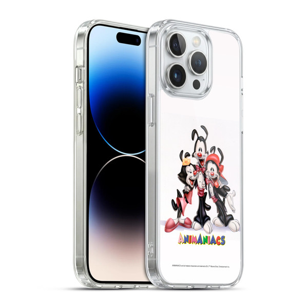 Animaniacs Graphics Formal Soft Gel Case for Apple iPhone 14 Pro Max & MagSafe